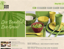 Tablet Screenshot of ecobambooware.com